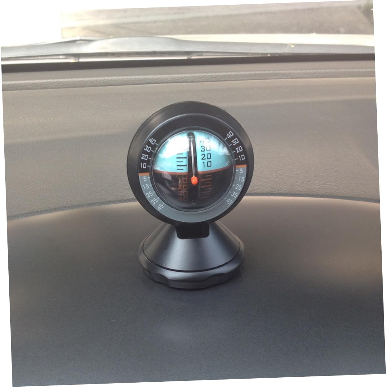 2pcs Car Inclination Gauge Vehicle Level Indicator Offroad Slope Meter Tilt Angle Tool Easy to Read Dashboard Device