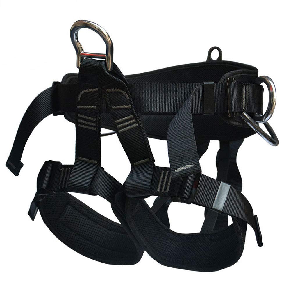 Imbracatura di Sicurezza per Salire su un Albero, Imbracatura Anticaduta Lavoro, Ripara il tetto, Cintura di Sicurezza per Ponteggio Edilizia, Robusta Comoda, Arrampicata Roccia Rappelling Equip