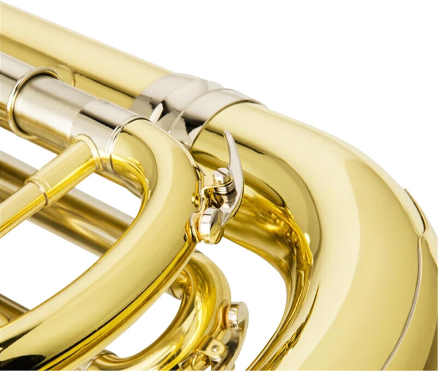 Instrument Eufonium Tuba Trójklawiszowa Profesjonalna Orkiestra Dęta B Dur Euphonium