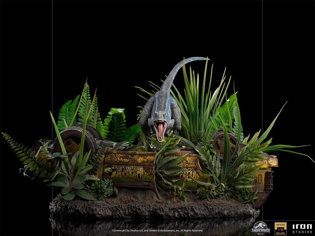 JURASSIC WORLD FALLEN KINGDOM - Blue Deluxe - statuetka ArtScale 1/10 24 cm