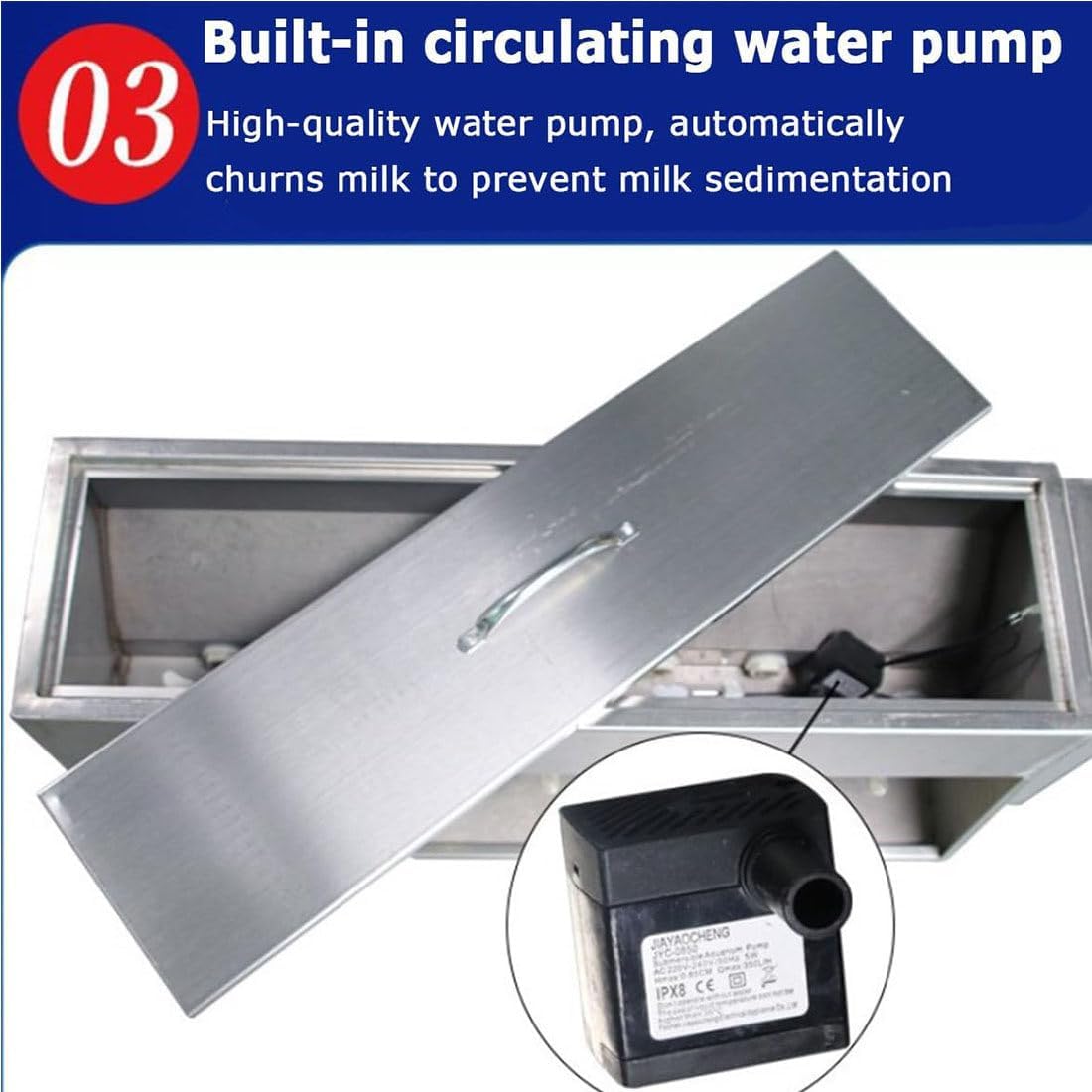 Piglet Feeder for Multiple Piglets, Piglets Nipple Feeder, Stainless Steel Piglet Nursing Station, 10/14 Teats, Sound Source Simulation, Automatically Cut Off The Power