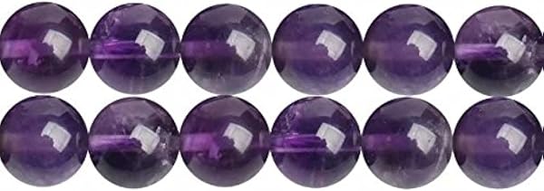Pierre Naturelles Améthyste Rondes 8mm AAA Precieuse Gemmes pour Bijoux Longueur 38cm environ 46 pcs - 1