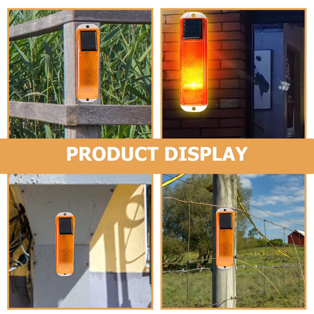 2 Luci Stroboscopiche Solari - Avvisatore LED Lampeggiante, Impermeabile, Per Cantieri E Strade - Foto 8