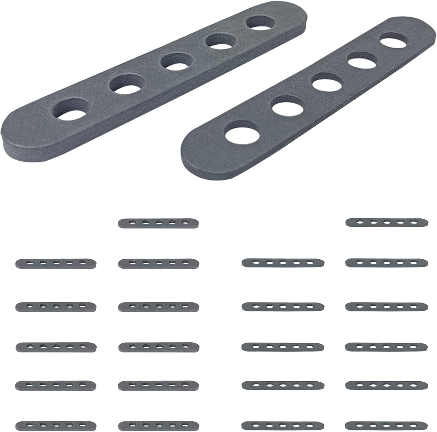 EDSRDRUS 24 Pcs Hat Size Reducer 0.12&0.20 Inch Thick Hat Tape Skin-Friendly Foam Hat Filler (Grey, Nonporous)