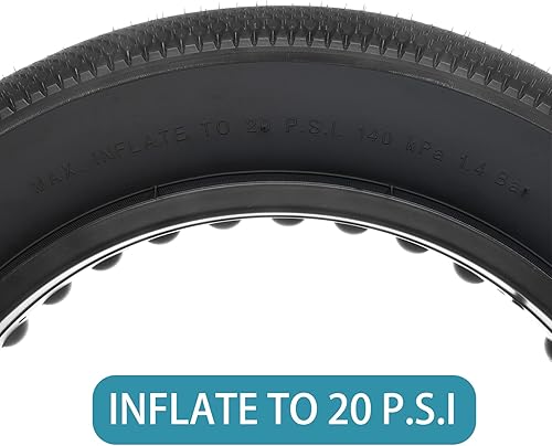 Miniatura 7 de Hycline E-Bike - Neumático de repuesto plegable de triciclo eléctrico de 202426x4.0 pulgadas, compatible con bicicletas urbanas de montaña o de 3