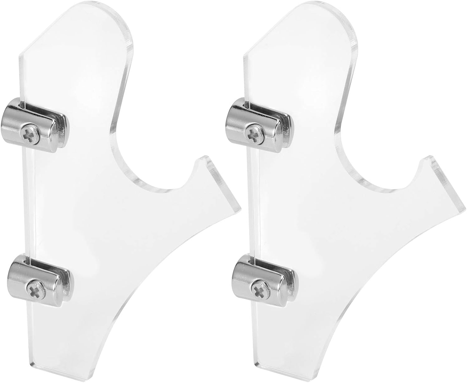 Transparent Acrylic Wall Mounted Rack Display Stand Bracket for Collectors Reinforced Design for Hilts Easy Installation with Hardware Included