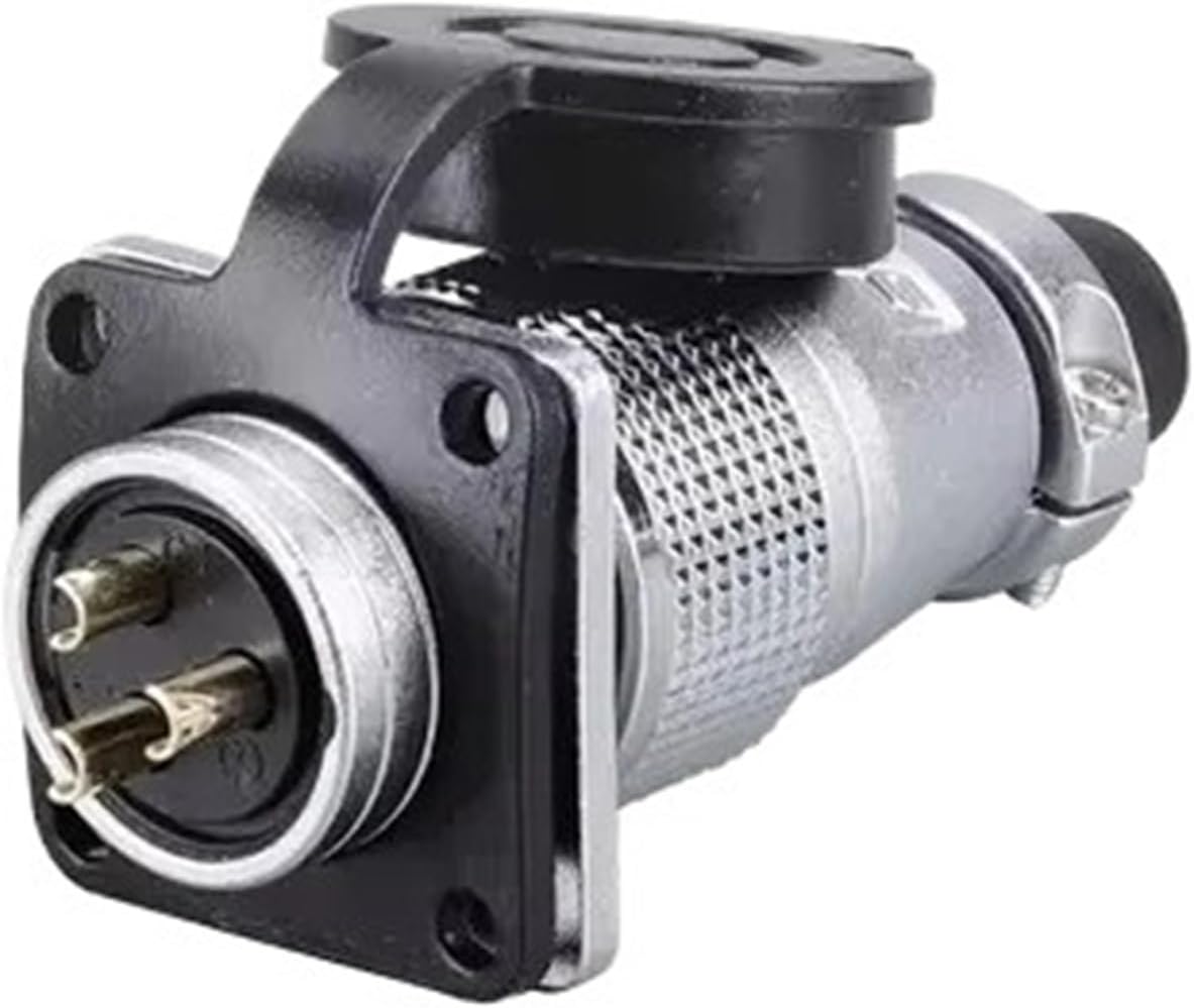 1PCS PLS20 Aviation Connector WS20 TP20 Opening Diameter 20mm 2/3/4/5/6/7/8/9/10/12 Pin Male Female Aviation Plug Aviation Socket(3P male female)