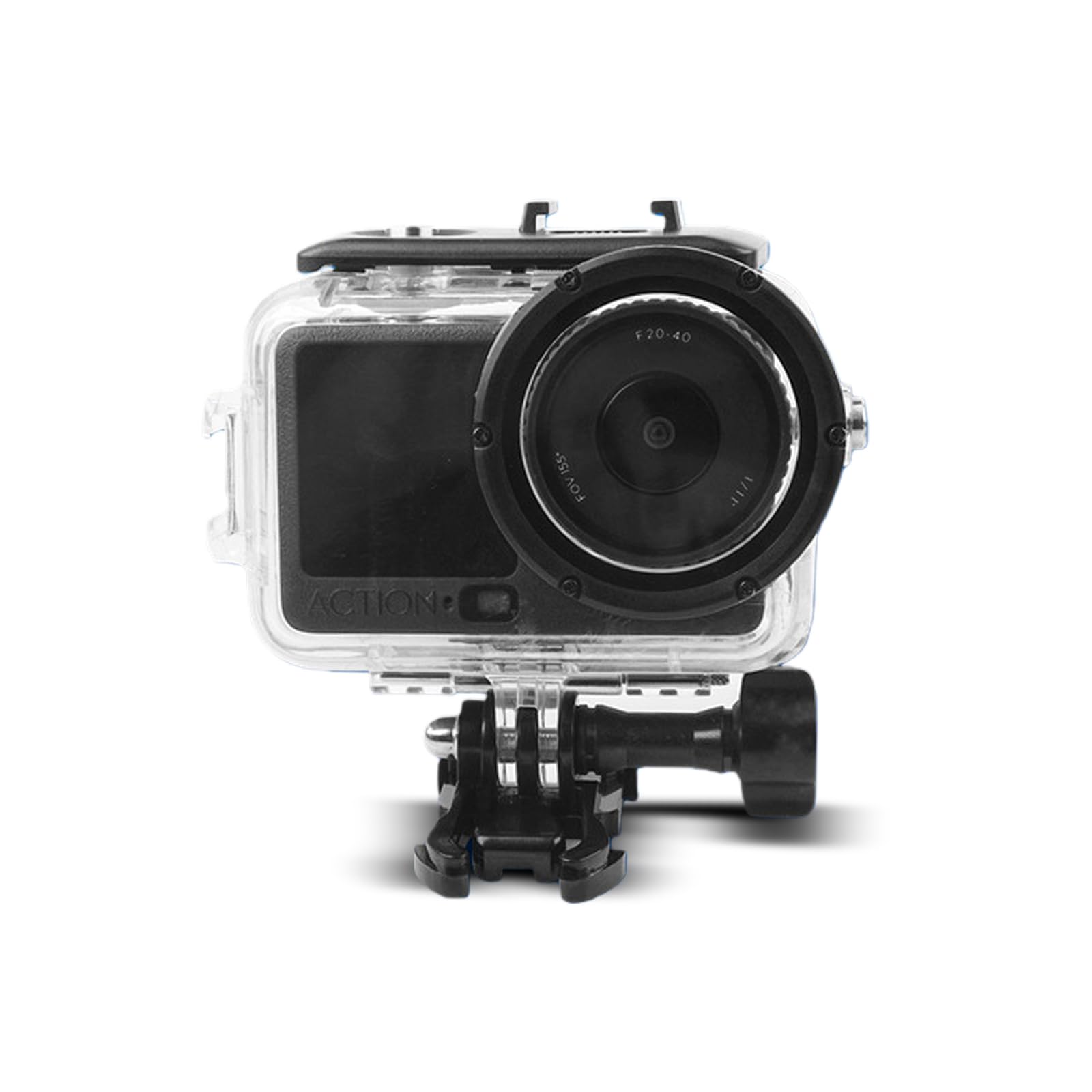 Carcasa protectora de buceo subacuático para DJI OSMO Action 6 con soporte de accesorios 8