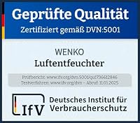 WENKO Nachfüllpack für Feuchtigkeitskiller 1kg, Granulatblock für Raumentfeuchter, fasst bis zu 1,4 l Feuchtigkeit, laborgeprüft, reduziert Schimmel & Gerüche, Weiß – Ansicht 9