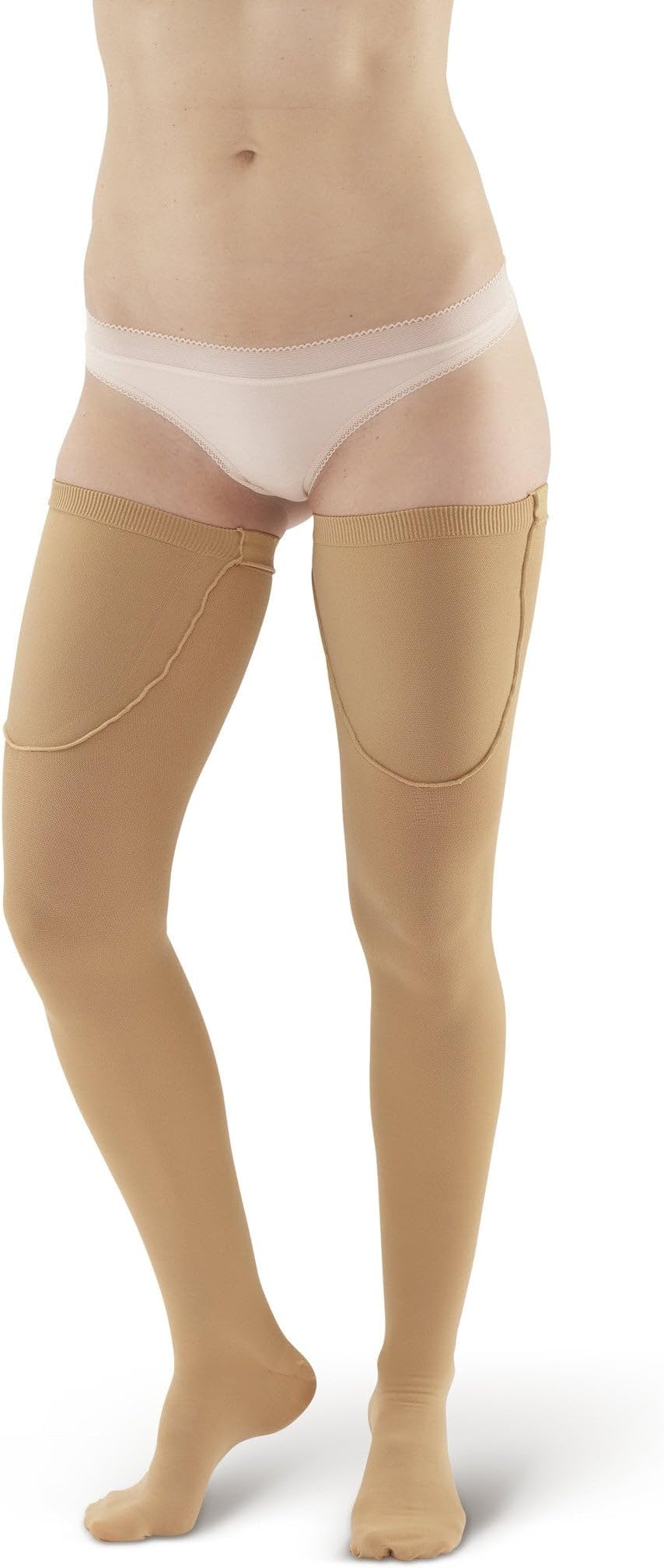 Ames Walker AW Style 220 Anti-Embolism 18 mmHg Closed Toe Compression Thigh High Stockings