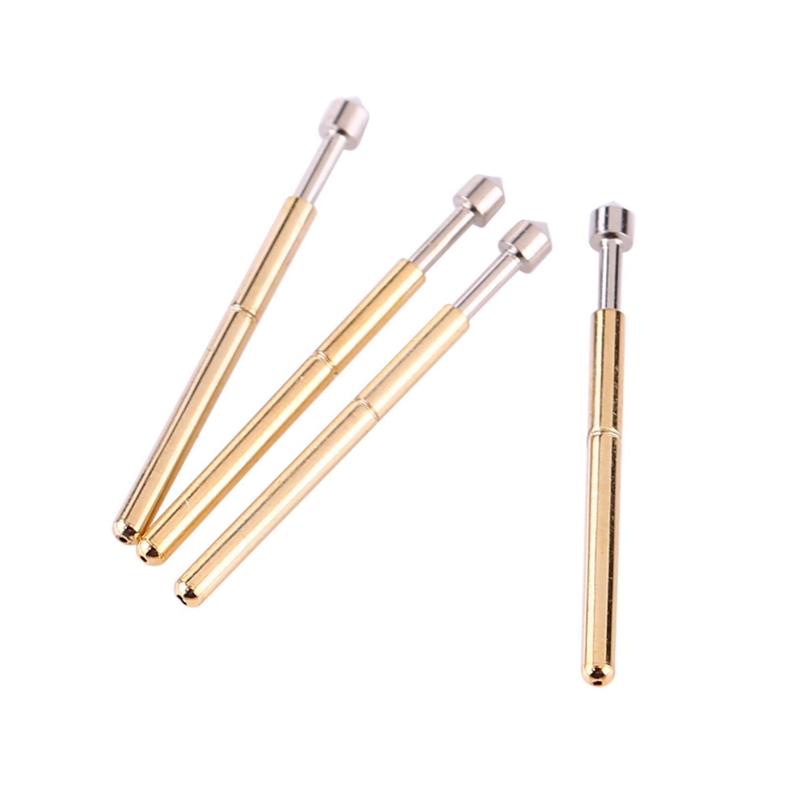 Sondy, 100 szt. P75-E2 stożkowa średnica głowicy 1,02 mm 2,5 mm sonda testowa sprężyny skokowej, wtyk testowy PCB