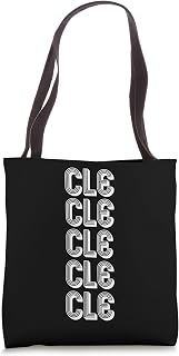 CLE Cleveland Airport Travel Tote Bag