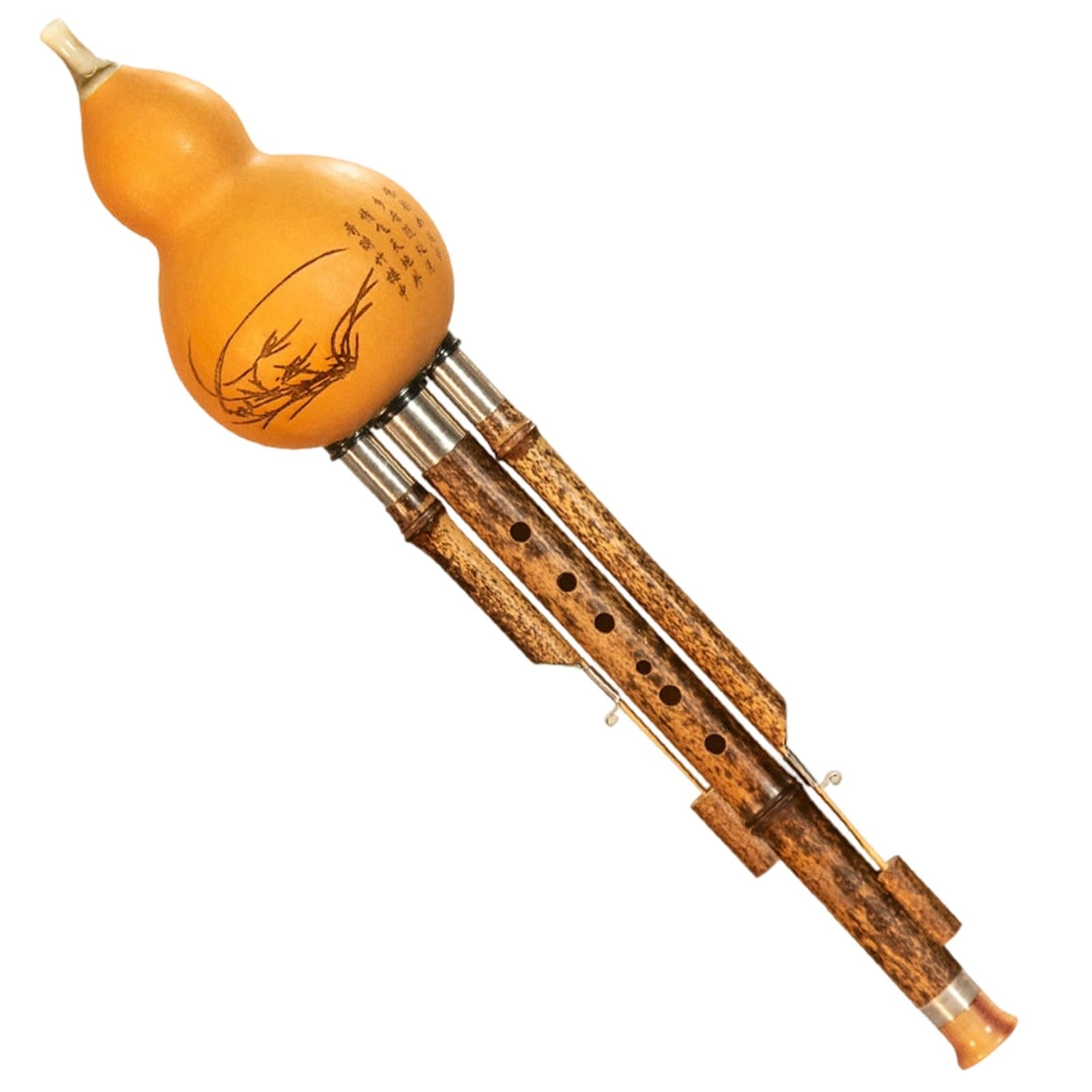 Hulusi Flute Nauka Gry Na Instrumencie Hulusi W Języku C GF Key Jako Początkujący Trwały I Wytrzymały(C major)