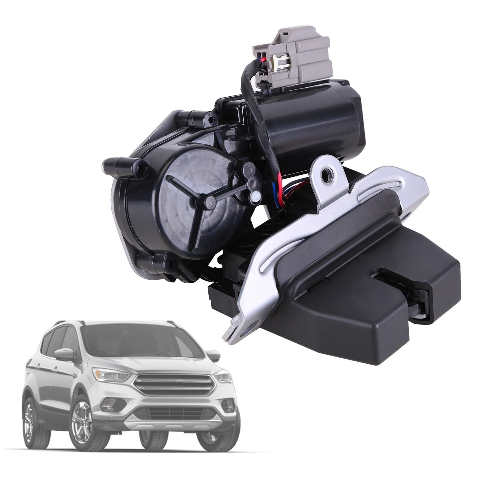 GJ5Z-7443150 Liftgate Hatch Lock Latch Actuator Compatible for Ford Escape 2017 2018 2019 Tailgate Latch Assembly, Liftgate Lock Actuator Motor Rear