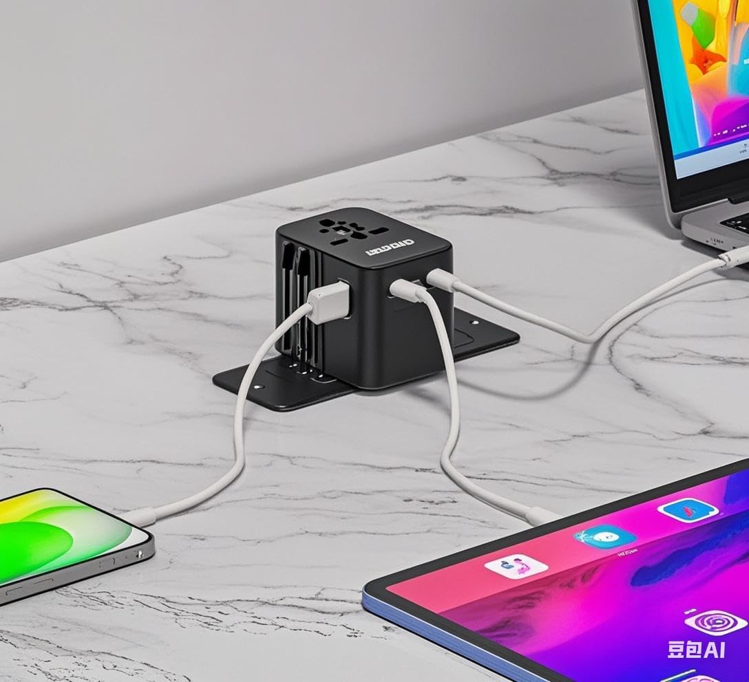 Universal Travel Adapter Worldwide International Power Adapter Plug Converters A... 6 61RGgSTRVBL. AC SL1088
