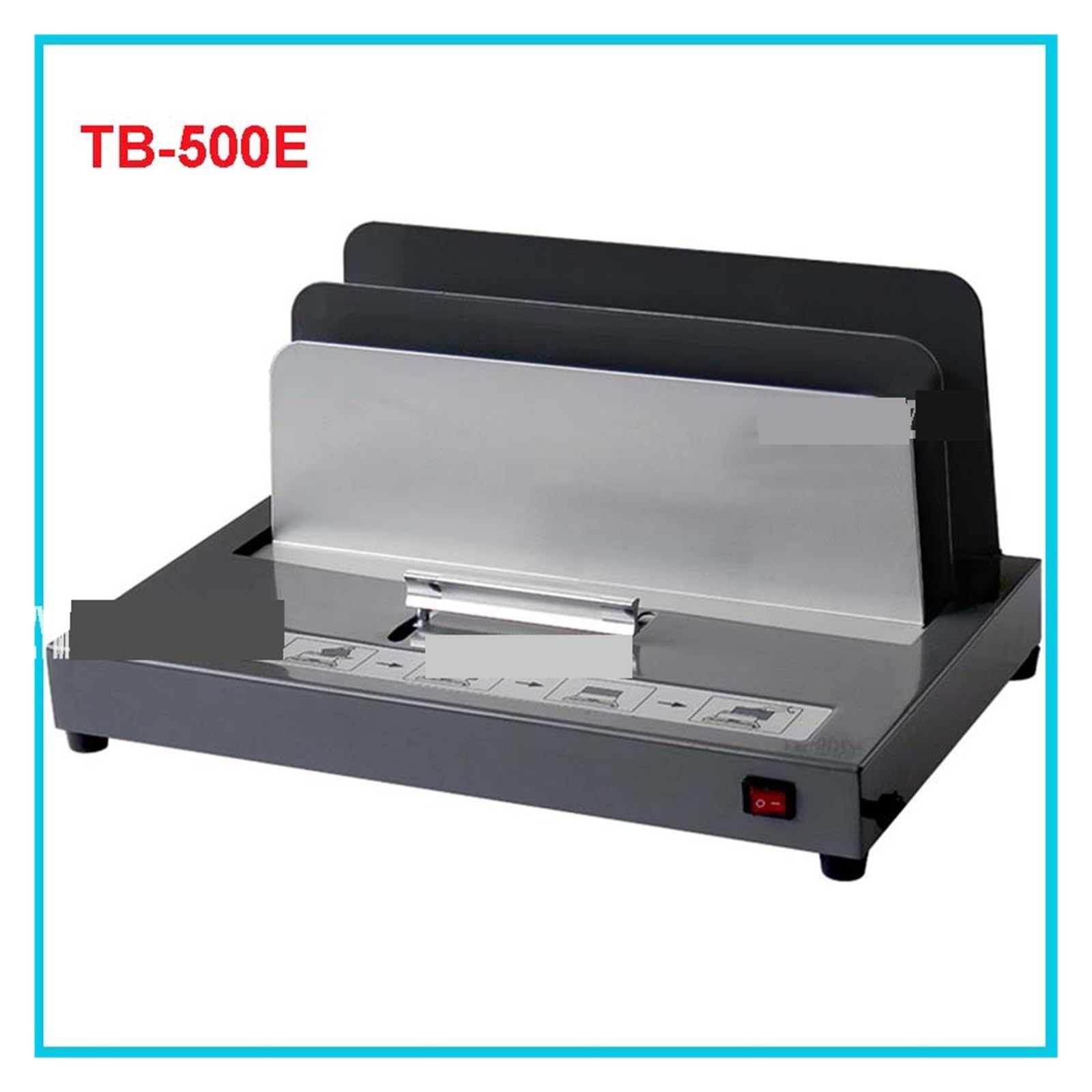 Urządzenie do oprawy, Maszyna do oprawy termicznej TB-500E Elektryczna Oprawia 500 arkuszy A4 Rozgrzewanie 3 minuty Długość oprawy biurowej A4 / 297 mm