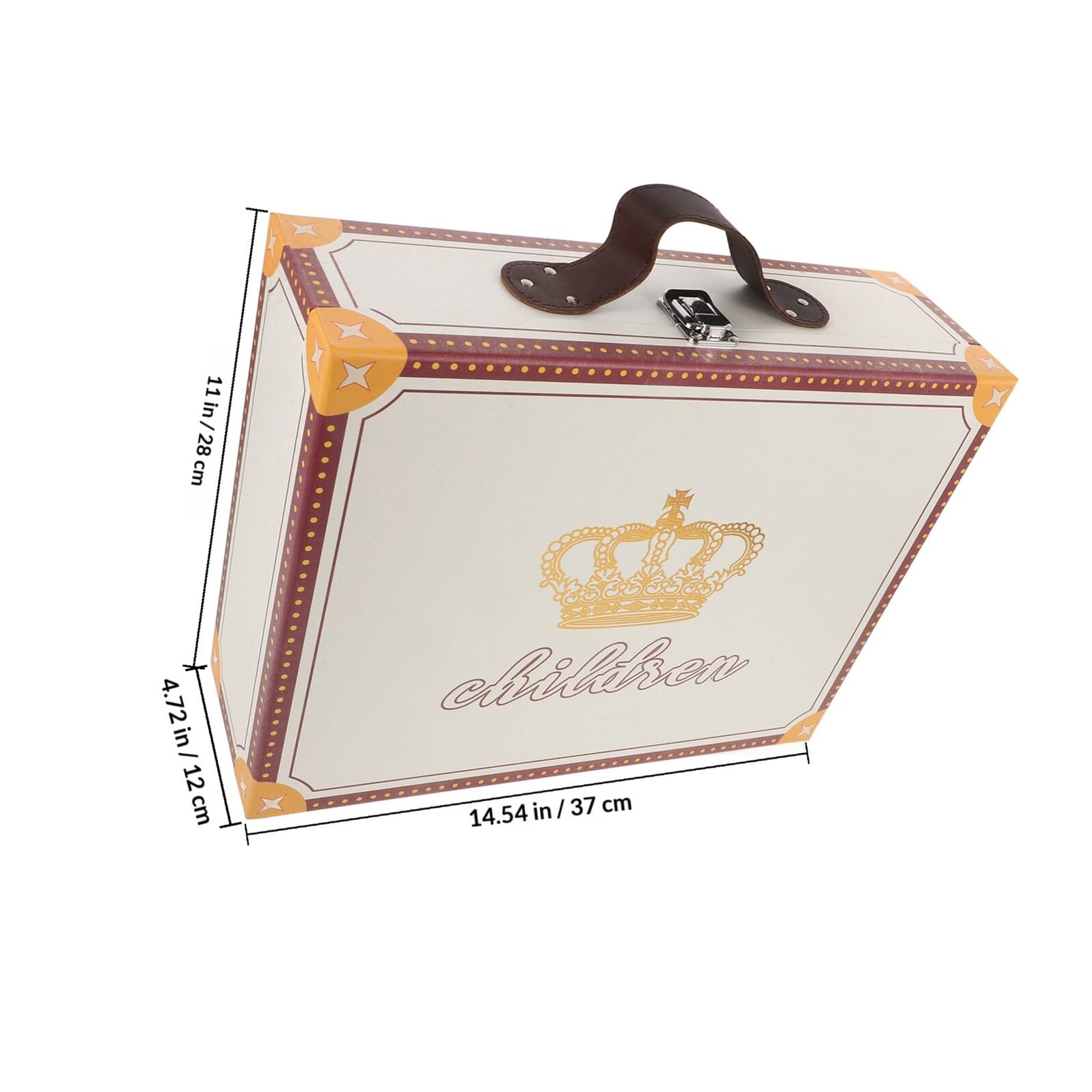 Scatola Portaoggetti a Valigia Facile da Trasportare in Carta Portatile Maniglia Scatola Regalo Originale per Decorazioni di Matrimoni e Feste