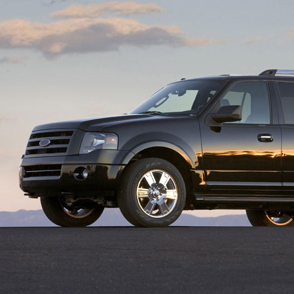 IKON MOTORSPORTS Lights Compatible With 2007-2014 Expedition 2008-2011 Ranger, Front Fog Light Lamp Pair H10 12V 42W Clear Lens, 2009 2010 2012 2013