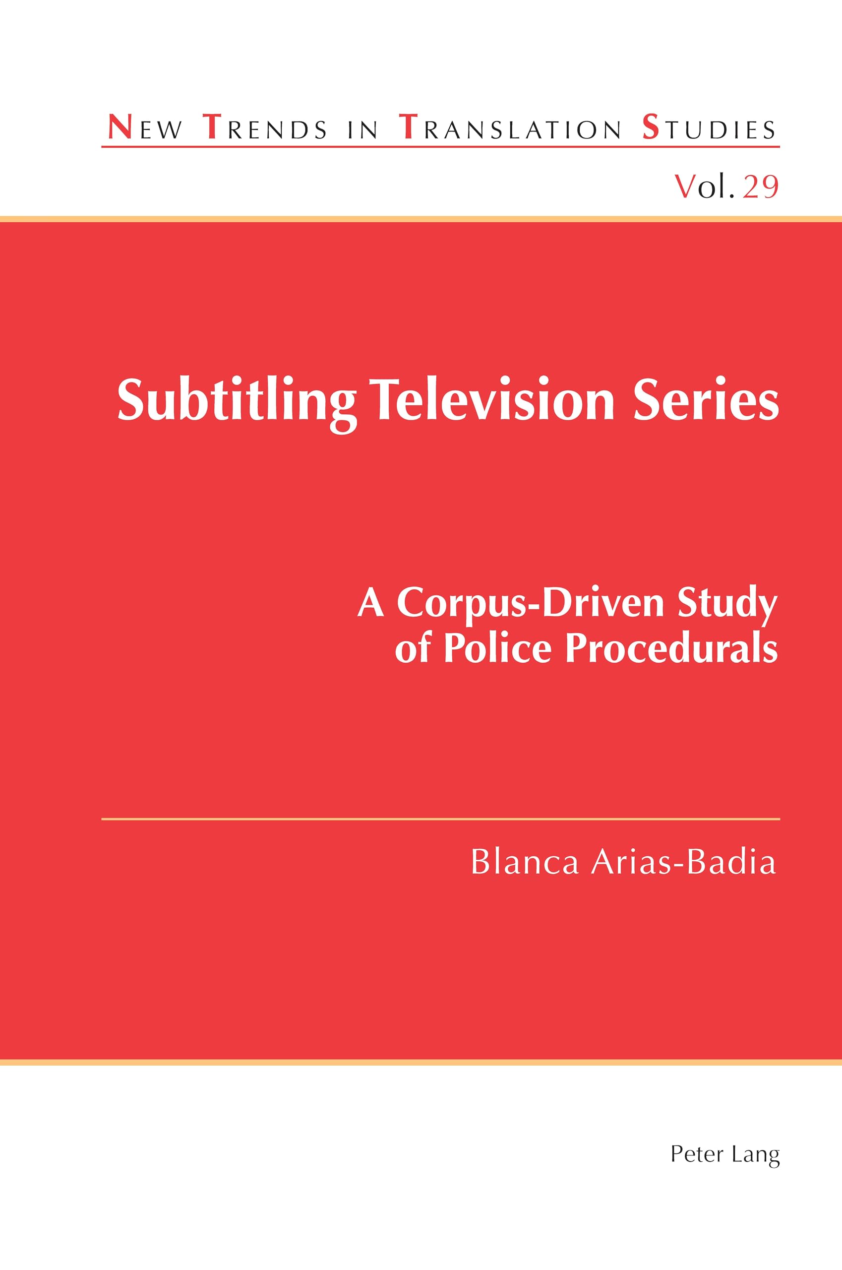 Subtitling Television Series livre sur le sous-titrage de séries