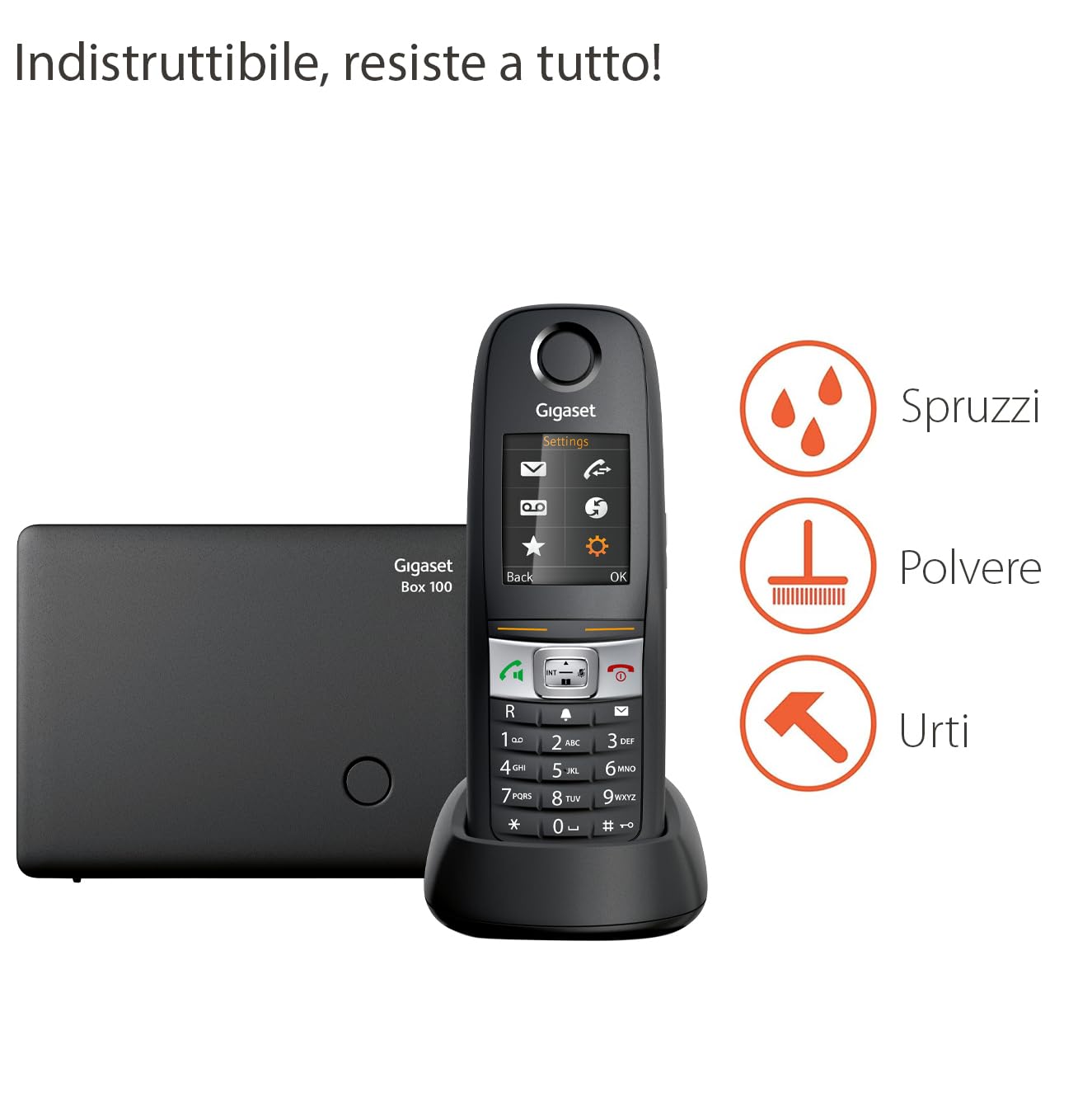 gigaset mit vibration Gigaset E630: Das robuste schnurlose Telefon bestellen main image 0