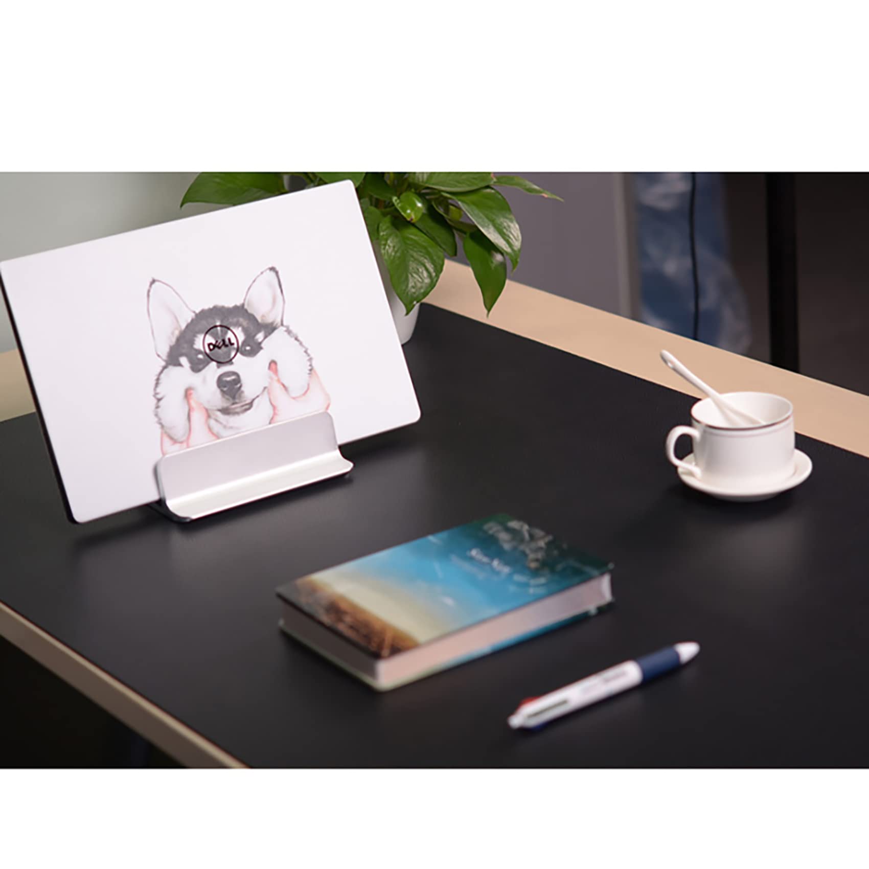Tappetino da scrivania in pelle sintetica impermeabile, 90 x 40 cm, sottile e multifunzionale, per computer portatile, facile da pulire, colore nero
