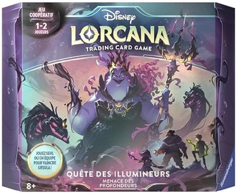 Ravensburger Disney Lorcana TCG, Return of Ursula, TCG Trading Card Game, Quest for the Illuminators, Menace of the Depths