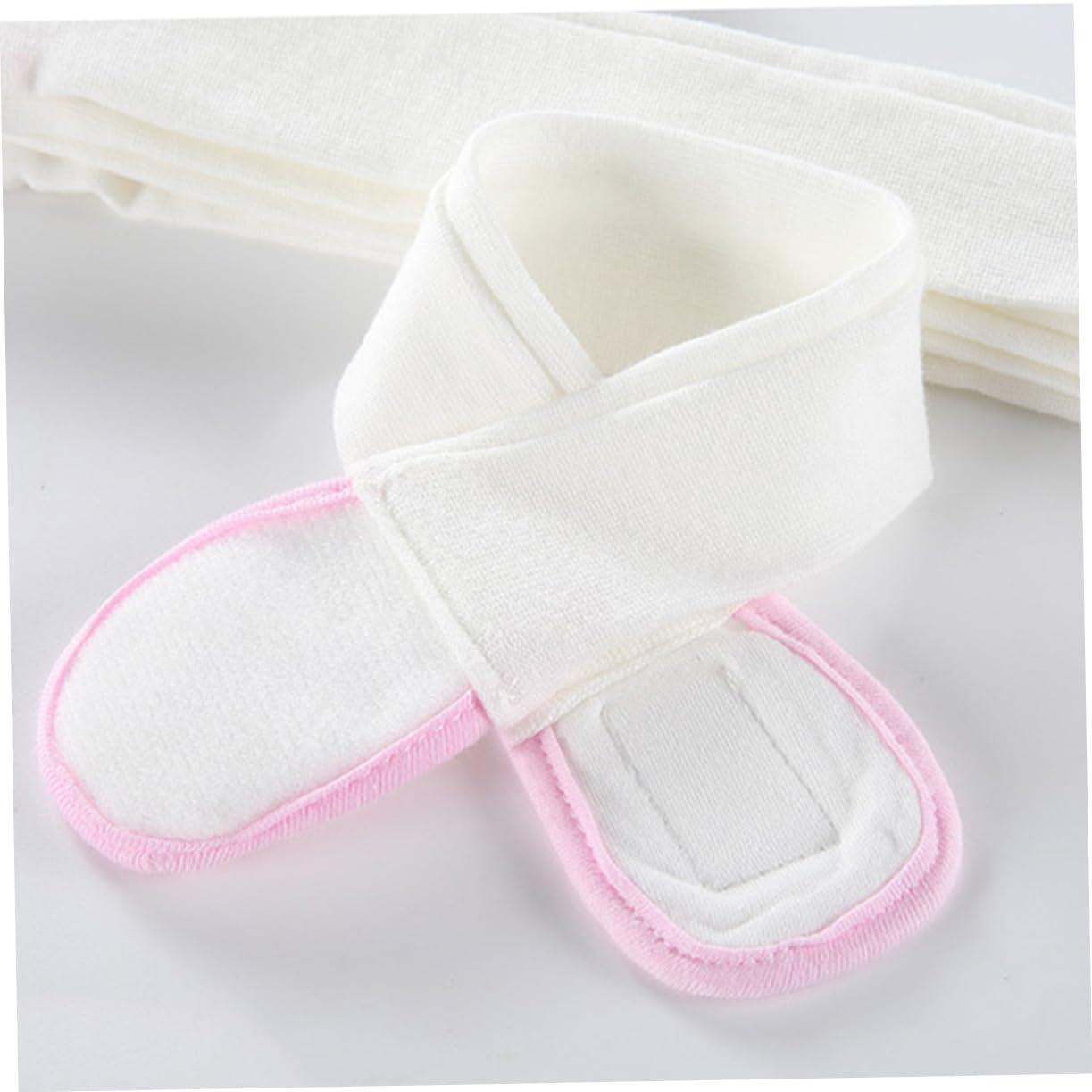 Cinghie Regolabili Per Pannolini Cotone Fissaggio Sicuro Riutilizzabile 3 Pezzi Blu Giallo Rosa