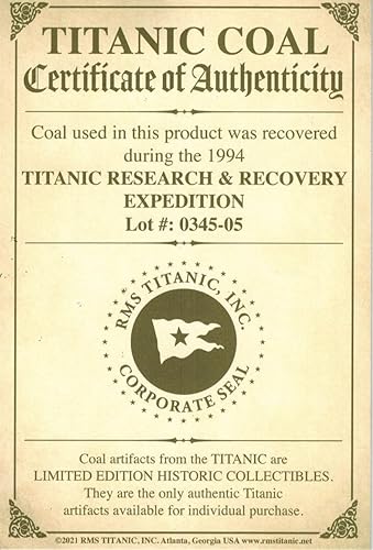 Miniatura 5 de Modelo de barco Titanic 3D con carbón auténtico de RMS Titanic