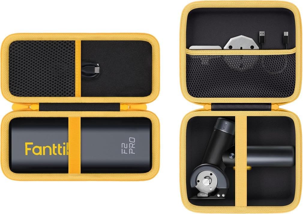 Aenllosi for Fanttik F2 PRO Cordless Rotary Tool Kit Hard Case, Rotary Tool Organizer + Fanttik C8 Nano Easyswap Electric Scissors Hard Case, Cordless Electric Scissors Organizer, Black