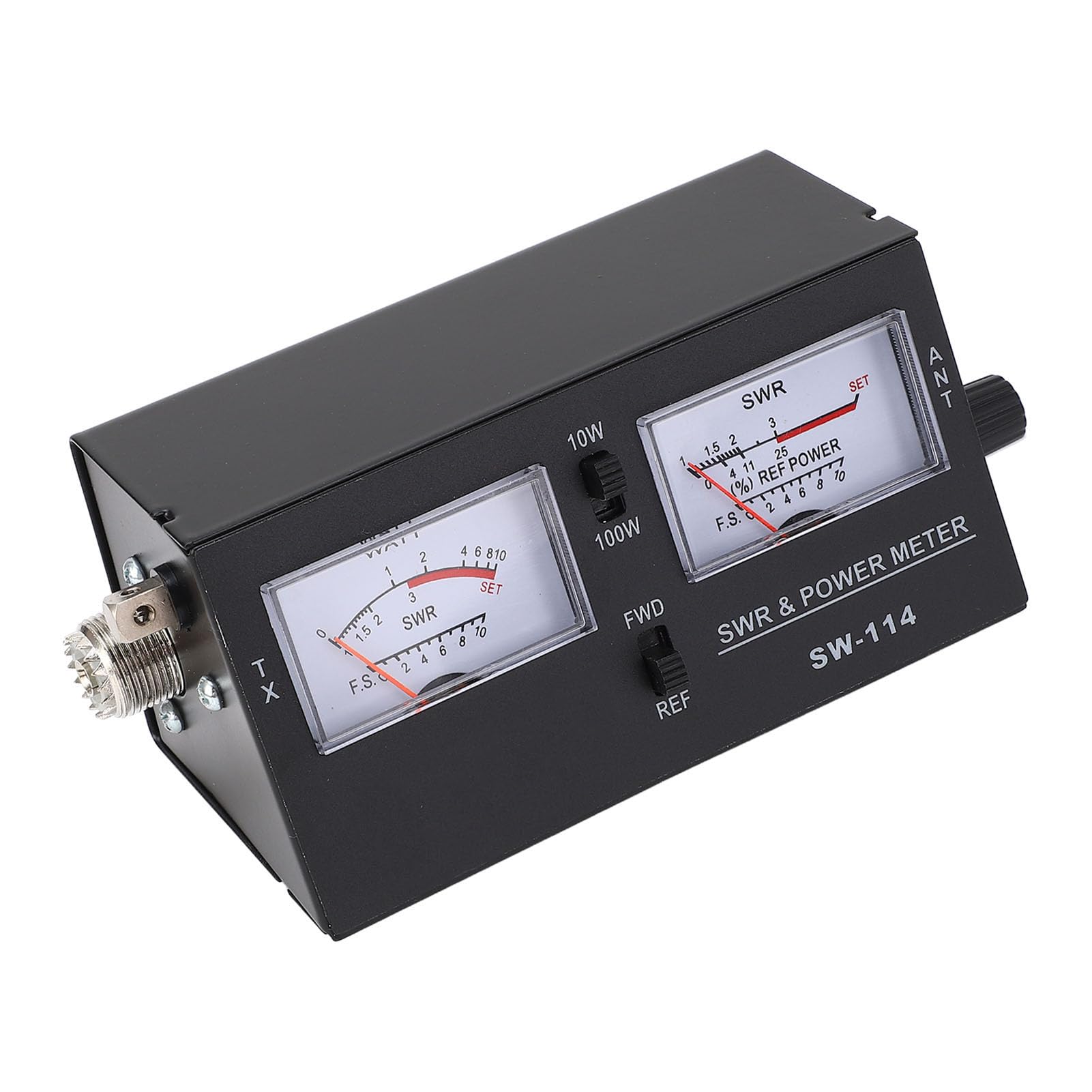 Haofy Miernik SWR 0-10W 0-100W Miernik Testowy Mocy dla Anteny 50 Ohm Cyfrowy Tester Natężenia