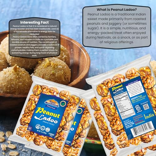 image for Rani Brand Authentic Indian Products Rani Peanut Ladoo (Round Peanut B