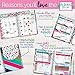 12-Month Budget Planner Bill Tracker Organizer w/Calendar & Pockets for Financial Management 354 Stickers | Budget Binder™