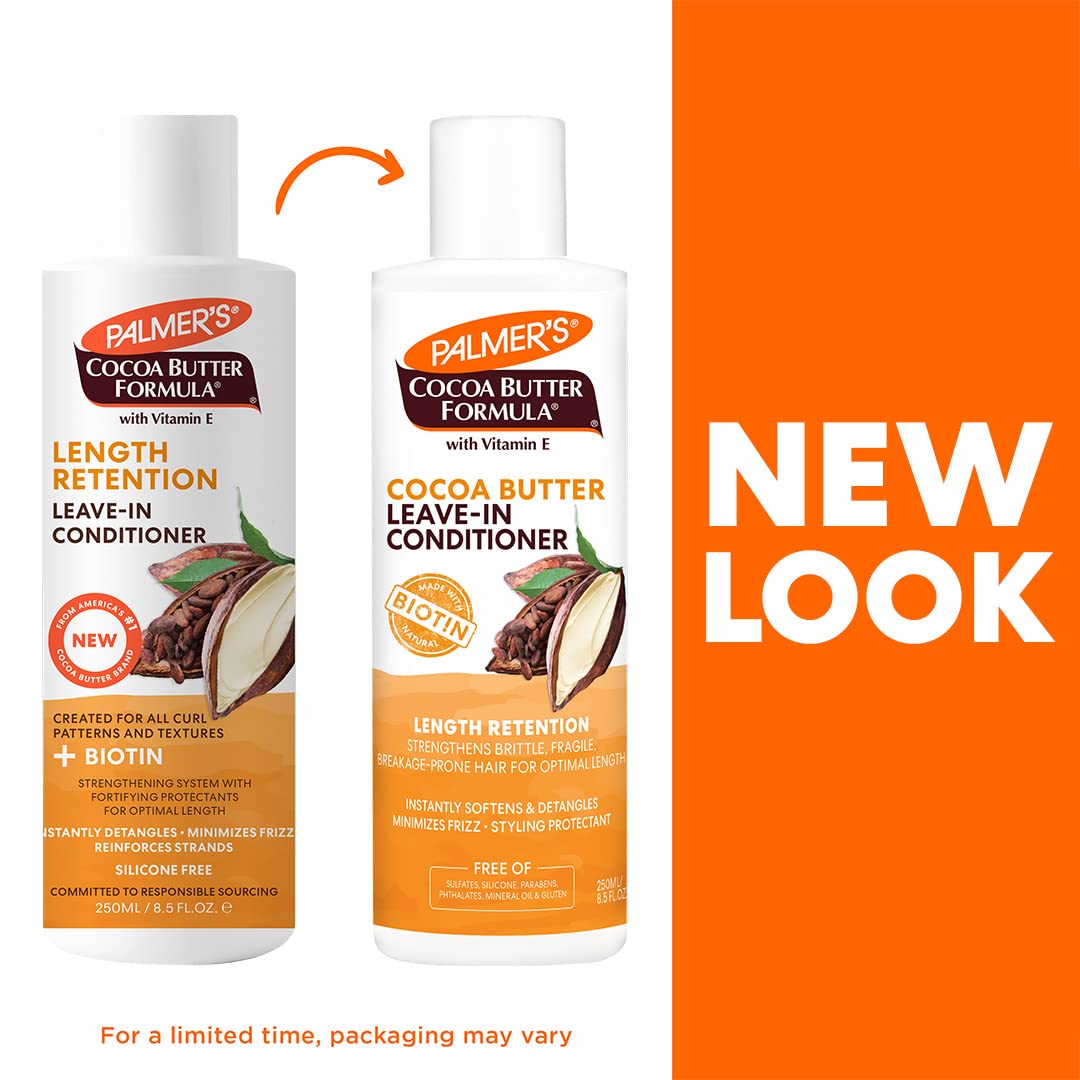 Palmer's Cocoa Butter, Biotin & Length Retention Formula: Leave-In Conditioner & Shampoo