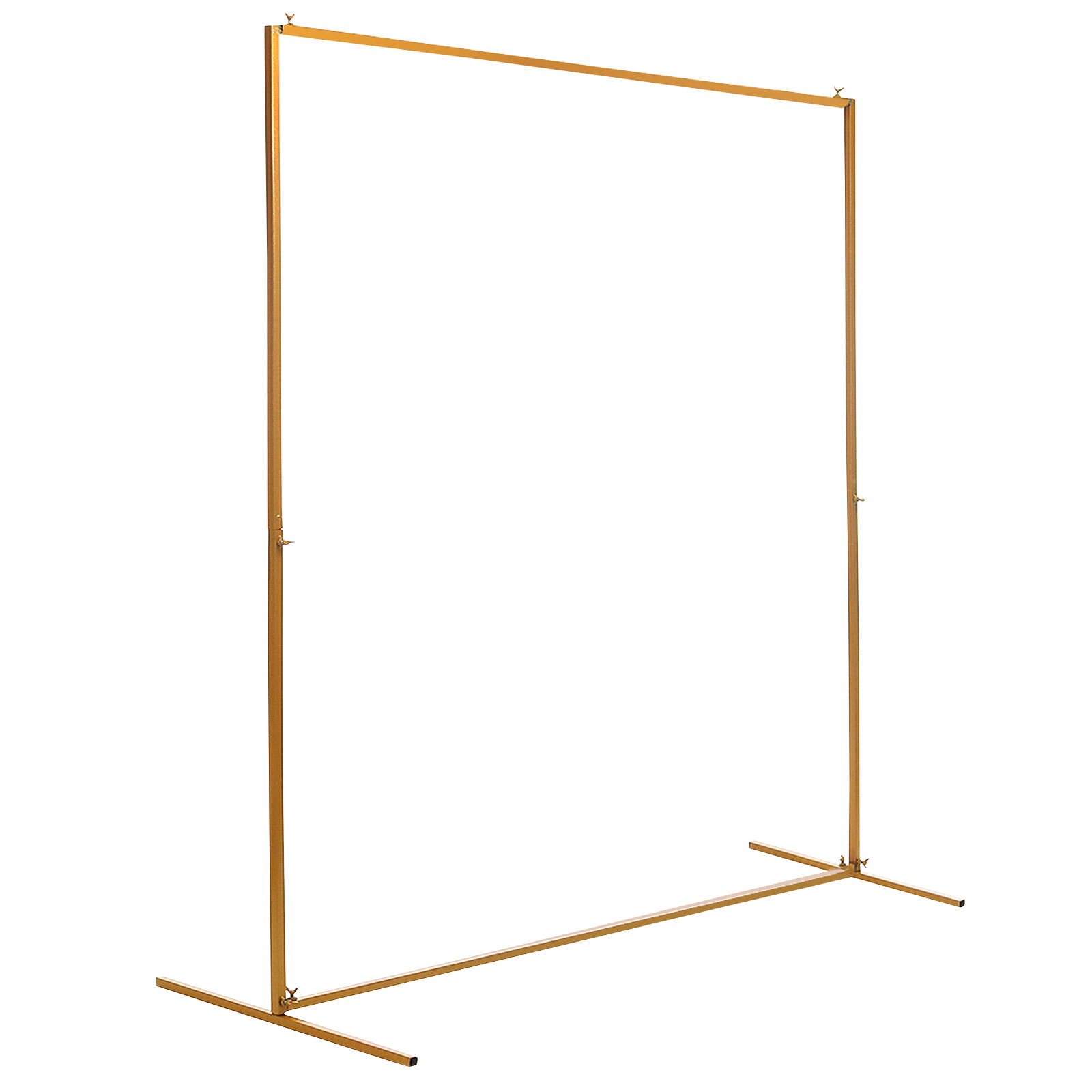 2 x 1,5 m - En métal doré - Pour porte de mariage - Décoration florale, mit Spurstange, fer