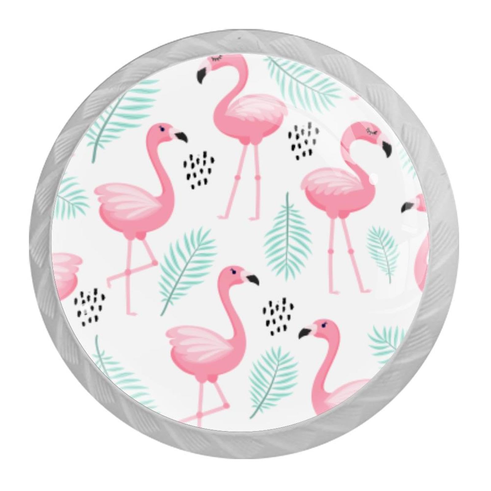 Tqmspg Multi Pink Flamingo Birds Pattern