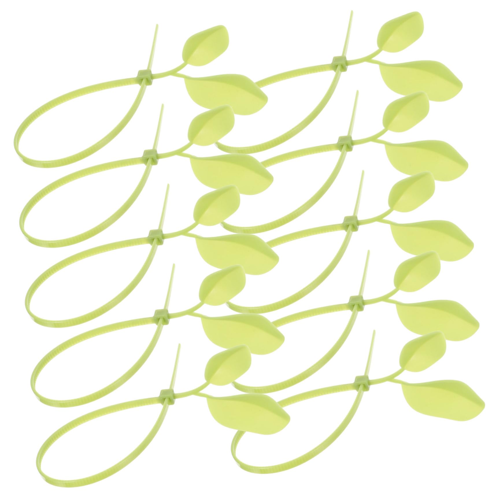DOITOOL 300stücke Blattförmige Nylon Kabelbinder Bunte Dekorative Und Praktische Kabelbinder Für Garten Zuhause Und Büro Langlebig Und Einfach Zu Verwenden