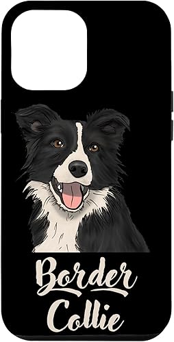 Funda para iPhone 12 Pro Max Border Collie para perro, perro, mamá, mamá, dama, niña