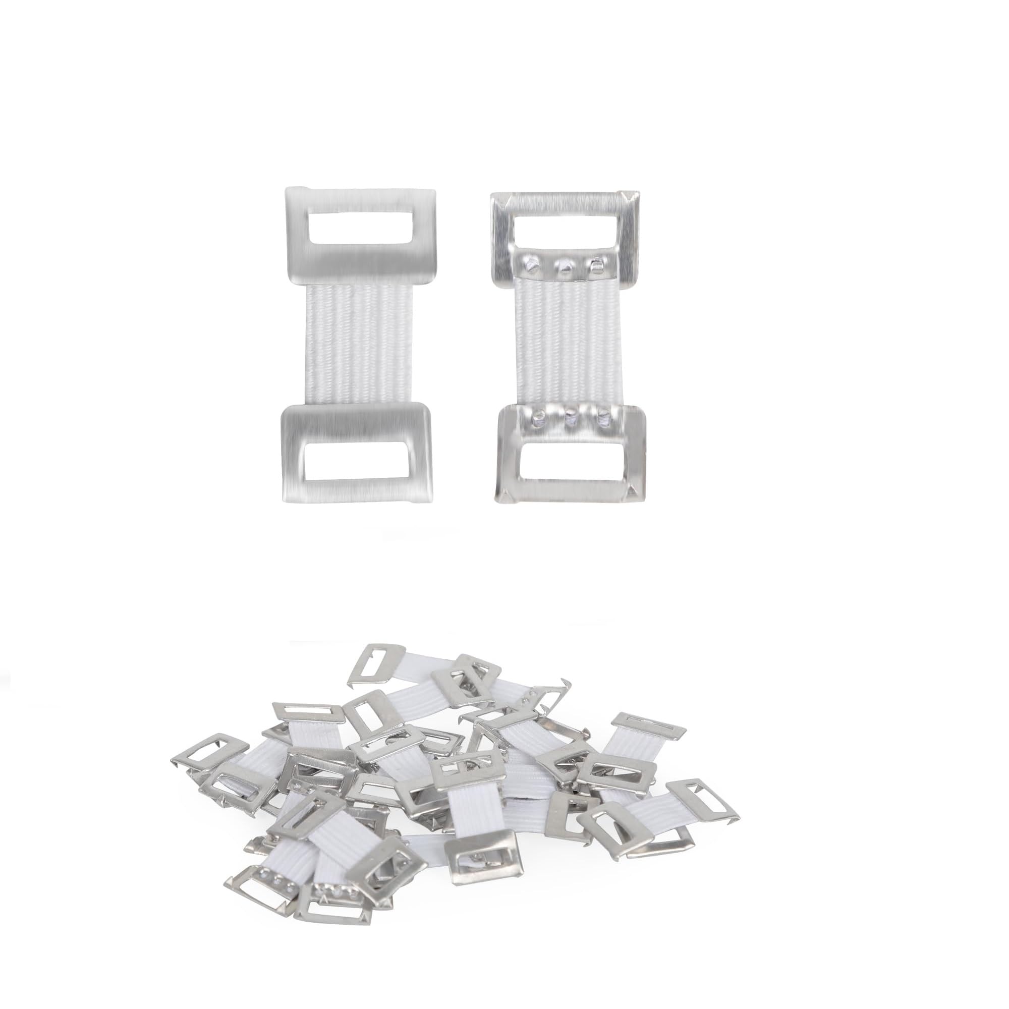 Crepe Roll Support White Clip (Pack of 20 nos)