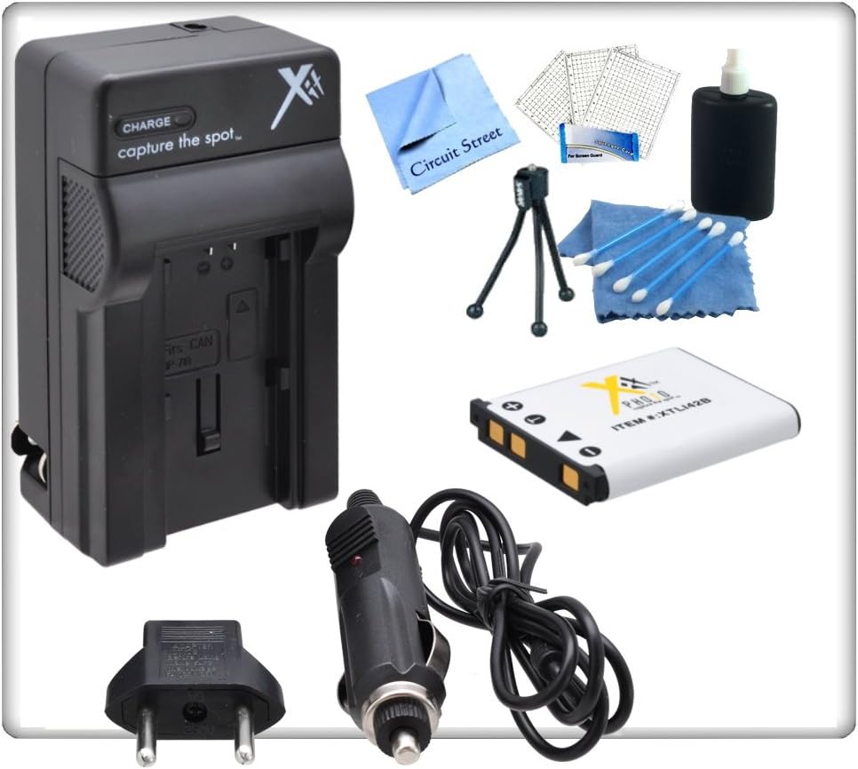 High Capacity (1000 mAh) Nikon ENEL10 Replacement Battery & Charger Kit For Nikon