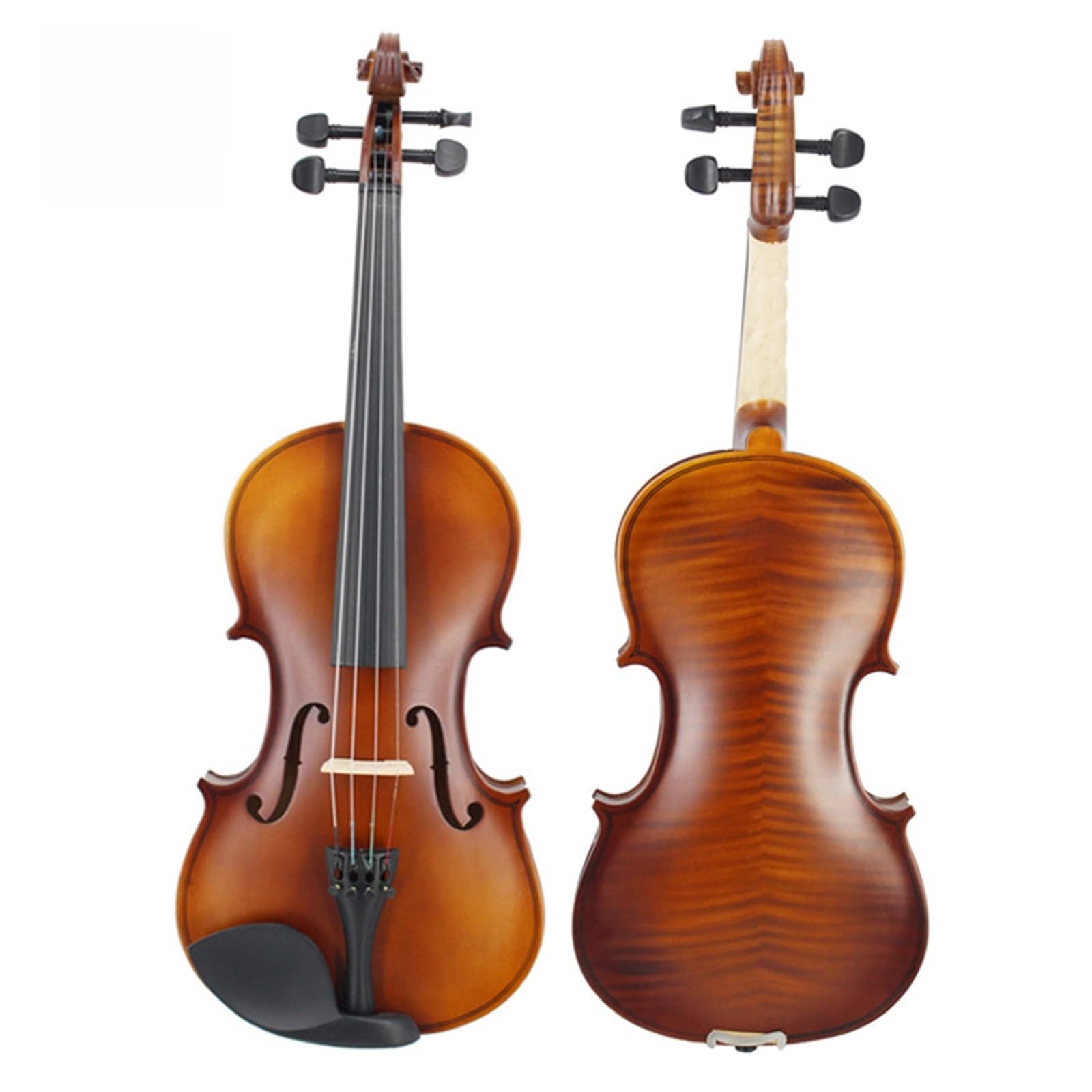 Violino Set Violino In Compensato Per Esercitazione Per Principianti In Compensato Tigrato Con Diverse Dimensioni Disponibili(3/4)