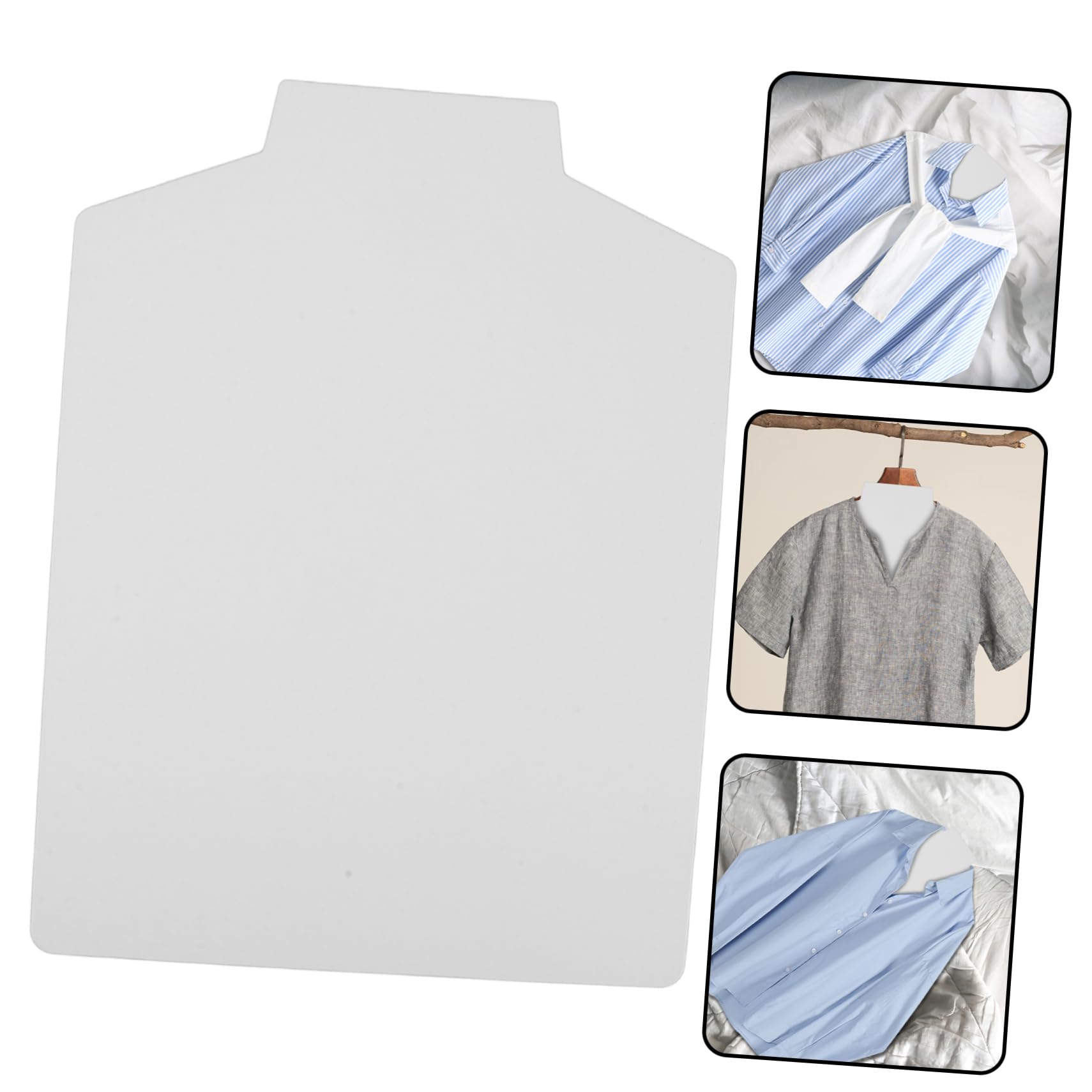 Beatifufu Folding Paperboard for T-Shirt 20 Sheets Cardboard Shirt Liner Clothing Packing Cardboard Fast Clothes Organizer