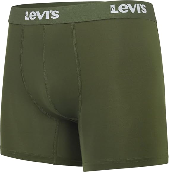 Levi's Mens Underwear Microfiber Boxer Brief for Men Ultra Soft 4 Pack
