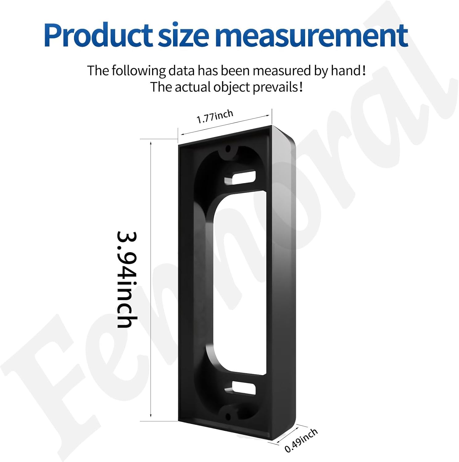 Fennoral 0.5” Doorbell Mount Compatible with Ring 5AT3T5 Video Doorbell Wired, Helps to Cover Wall Imperfections, Not Compatible with Ring PRO Series or Battery Powered Ring doorbells