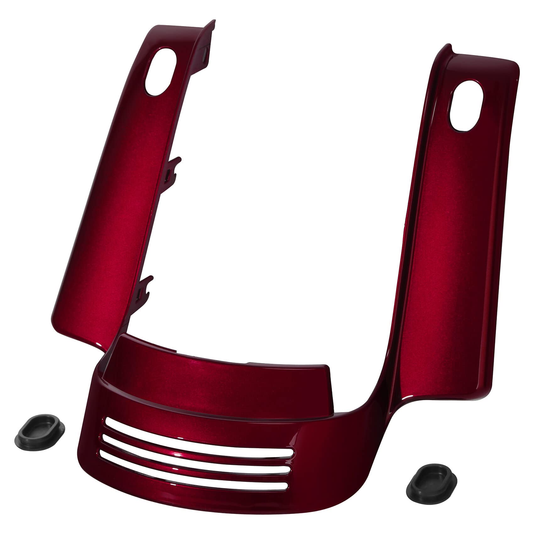 HR3 Color-Matched Velocity Red Sunglo Rear Fender Fascia Compatible with 2014-later Harley Touring Street Glide/Special, Road Glide/Special and Road King Special