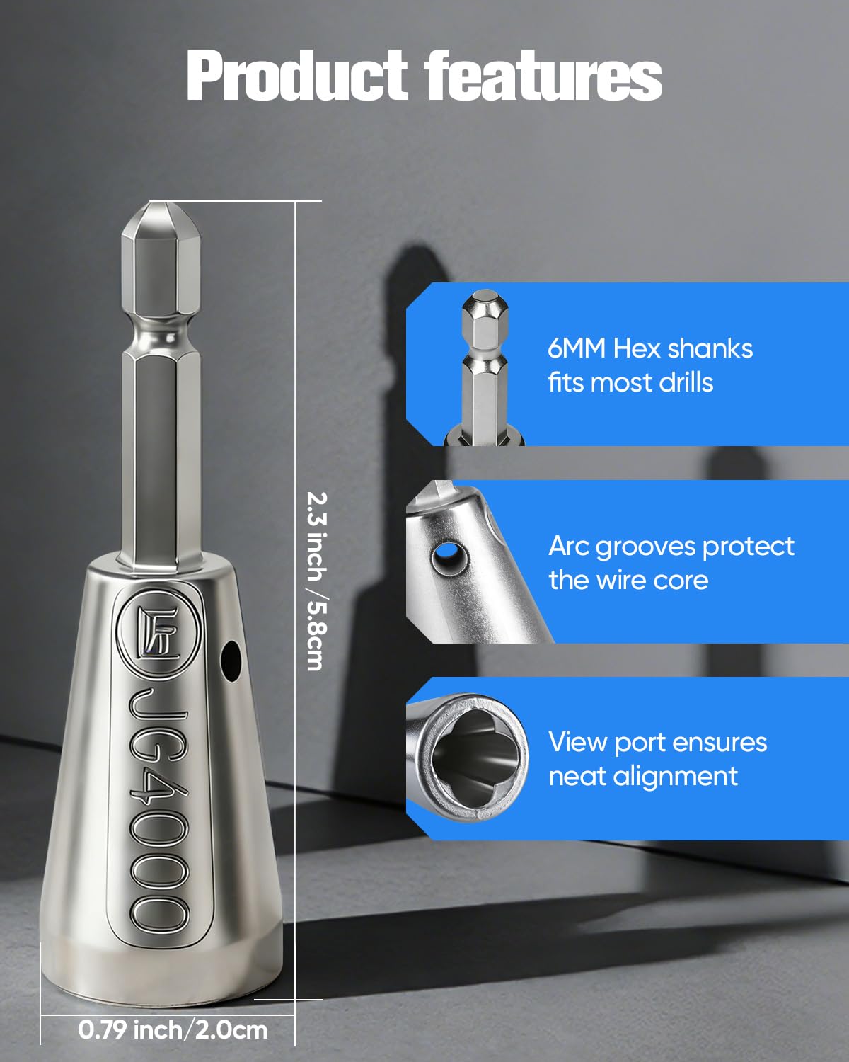 Wire Twister Tool for Drill, 2026 Upgraded Wire Nut Twister for Drill — Amazon image 7