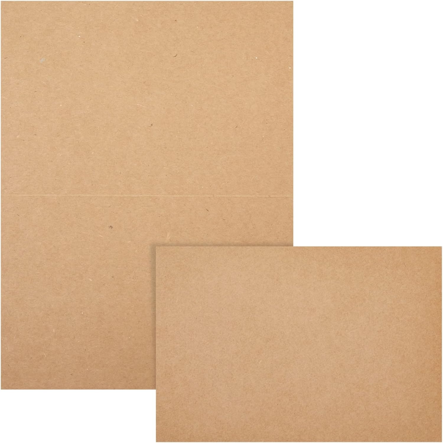 Blank Kraft Paper Cards & Envelopes - 4 x 6 in, 100-Pack - For Wedding Invitations & Birthday Greetings - DIY Card Making Supplies - Image 8