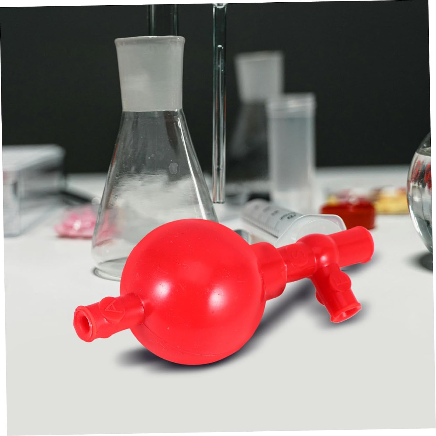 Silicone Lab Tool Suction Bulb for Lab Pipette Filler Suction Ergonomic Design Robust Reliable