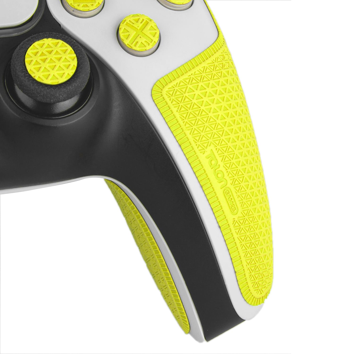 TALONGAMES Controller Grip Tapes Compatible with PS5 DualSense, Ultra Version Anti Slip Tape, Sweat Absorbent, Skin kit, Compatible with PlayStation 5 Controllers Grips, Buttons, Trigge, D-pad Neon - Image 7