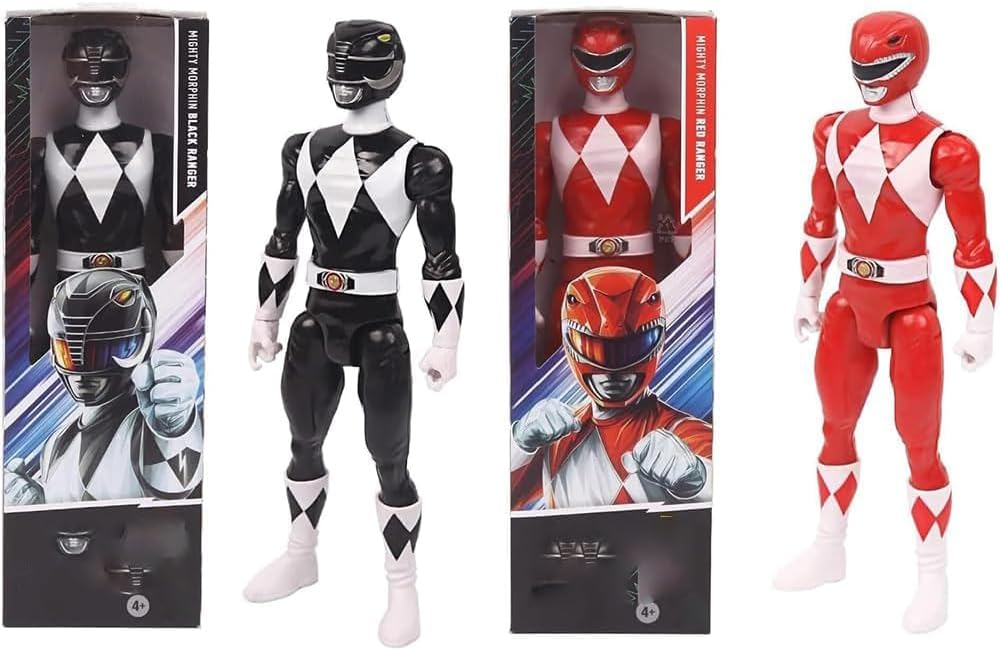 Mighty Morphin Ranger 12-Inch Action Figure Toy (2set)