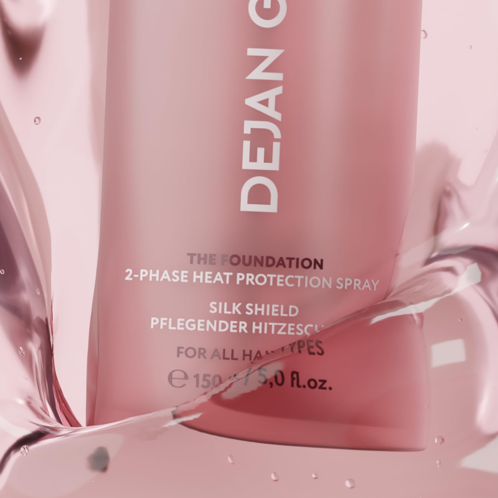 Dejan Garz Haarbürste Detangler Set + Haarmaske für strapaziertes Haar + Hitzeschutz Spray